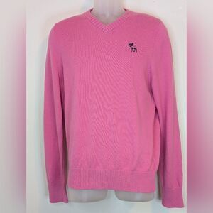 Abercrombie & Fitch Preppy Y2K 90s Academia Country Club Cashmere Wool Sweater L